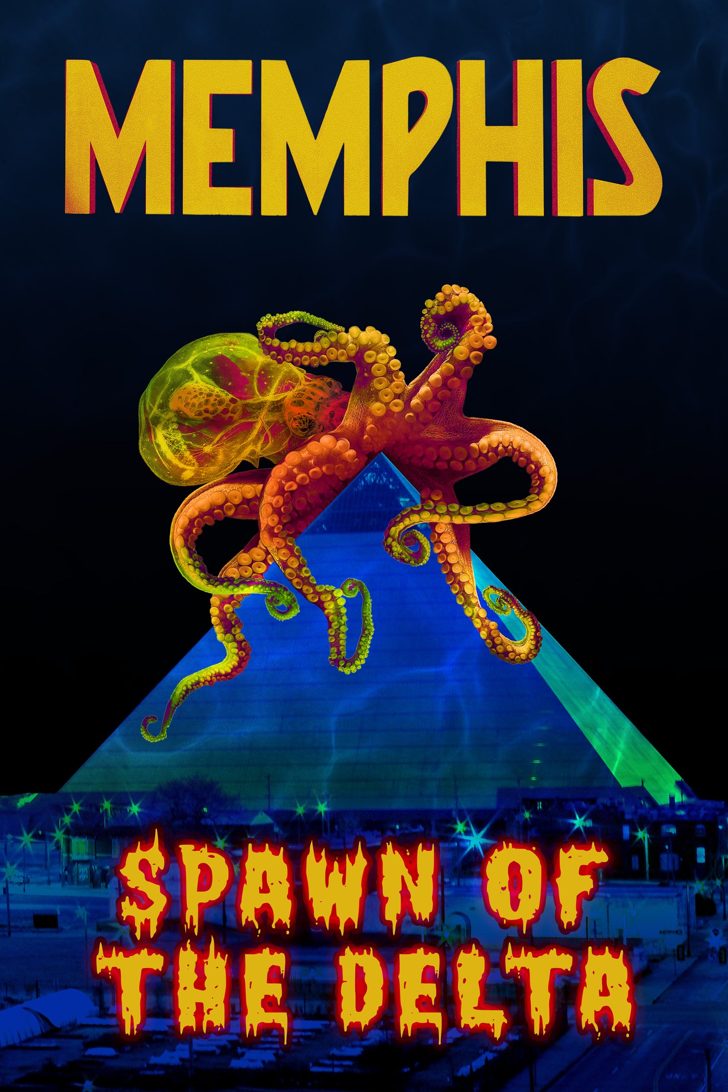 Memphis Spawn of the Delta 12x18 Glossy Print