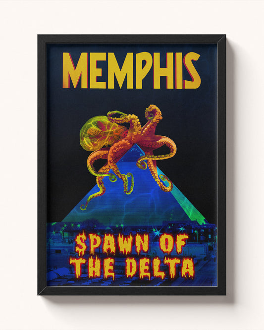 Memphis Spawn of the Delta 12x18 Glossy Print