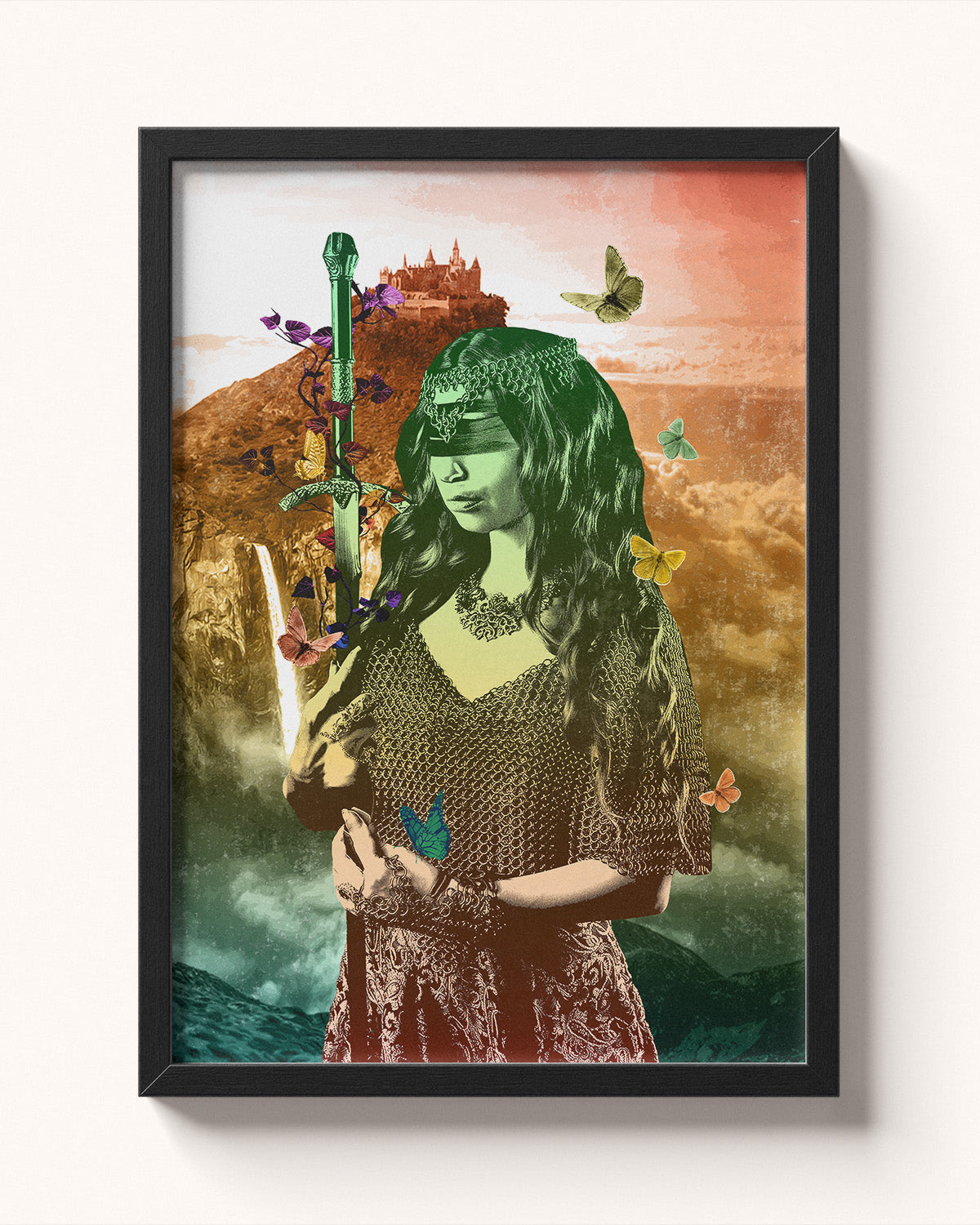 Blind Knight 12x18 Glossy Print