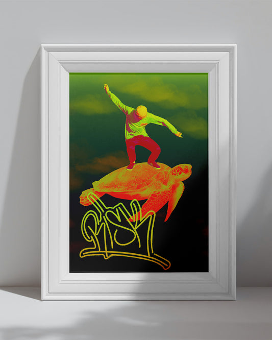 Risk Turtle 6x9 Glossy Print